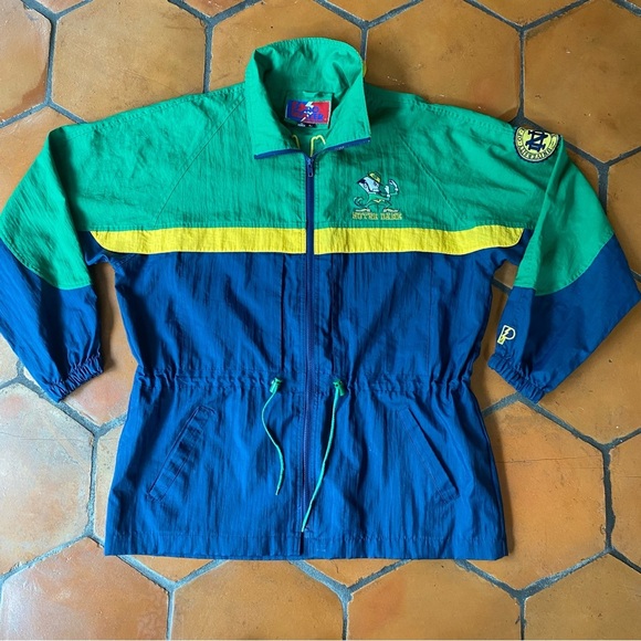 Vtg Pro Player Notre Dame Fightin Irish ND Jacket Mens Large Tail Gate College - Picture 3 of 10